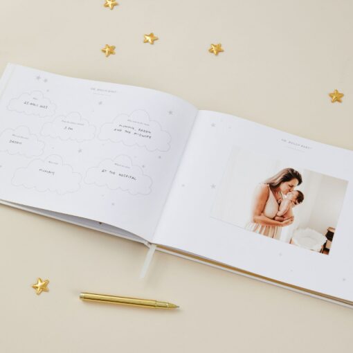 Timeless Keepsake My Baby Journal ? Blush with Gold Foil, A Cherished Memory for New Parents - Image 6