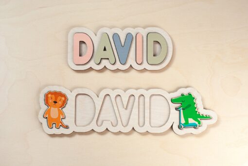 Personalized Wooden Name Puzzle A Cherished Keepsake for Your Little One - Image 3