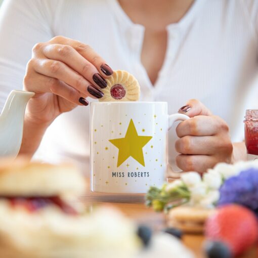 Personalized Teacher Mug Express Your Appreciation with a Rainbow or Star Design - Image 4