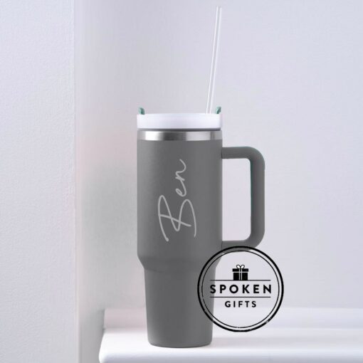 Personalized 40oz Engraved Double-Walled Travel Mug Your Name, Your Style, Your Adventure - Image 6