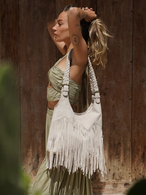 Bohemian Rhapsody Fringe Suede Purse for Festival Vibes - Image 3