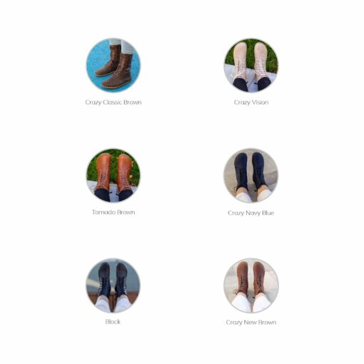 Grounding Brown Boots Experience the Earth's Energy with Every Step - Image 2