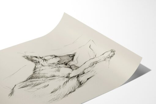 Captivating German Shepherd Drawing A Masterpiece for Your Walls - Image 4
