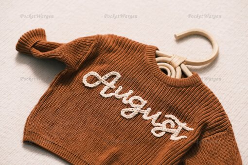 Personalized Baby Jumper Embroidered Name for a Cherished Keepsake - Image 4