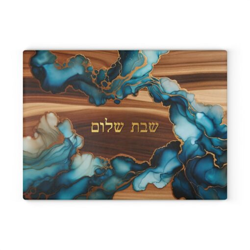 Exquisite Challah Board A Stunning Jewish Wedding Gift and Shabbat Shalom Celebration - Image 3