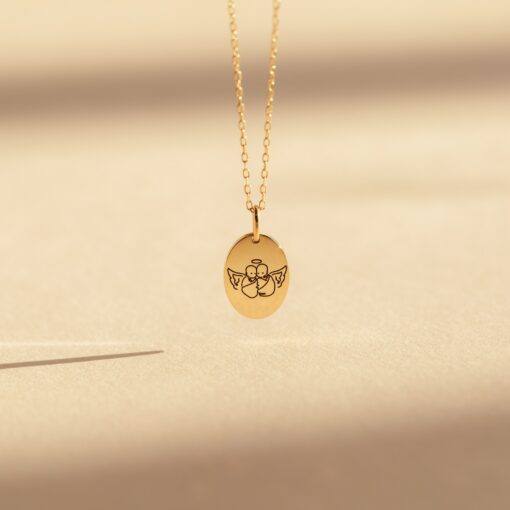 Cherished Memories Personalized Child Portrait Necklace for Mothers - Image 2
