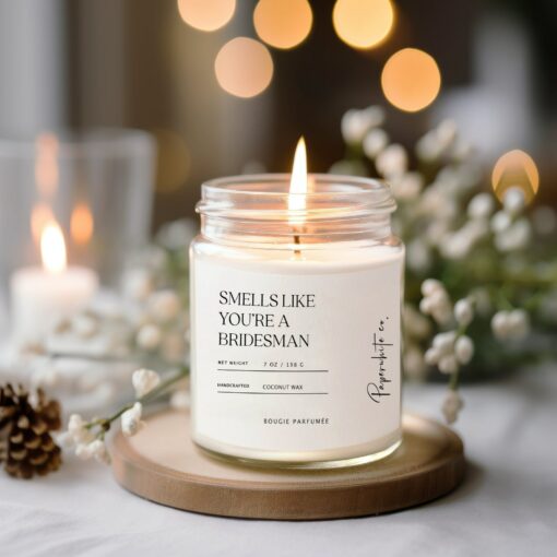 Bridesman Proposal Candle The Perfect Gift for Your Special Man - Image 2
