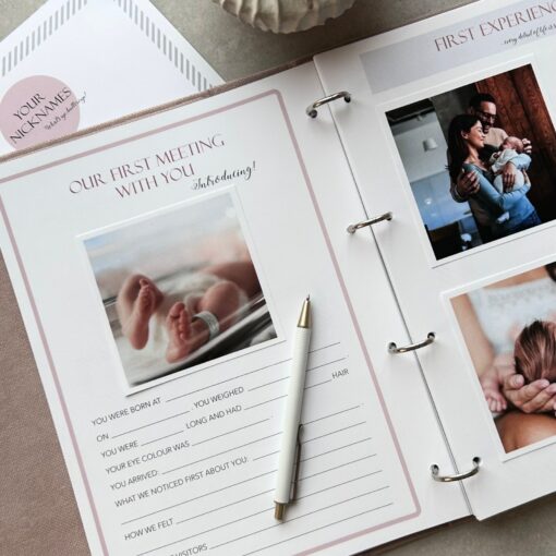 Personalized Baby Milestone Book Capture Your Little One's Precious Moments - Image 3