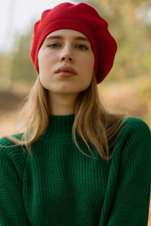 French Flair for All Seasons The Timeless Merino Wool Beret - Image 4