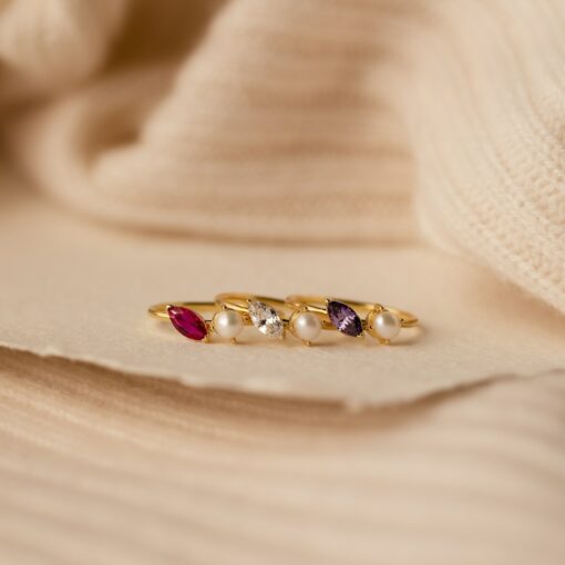 Sparkling Marquise Birthstone A Timeless Treasure for Every Month - Image 6