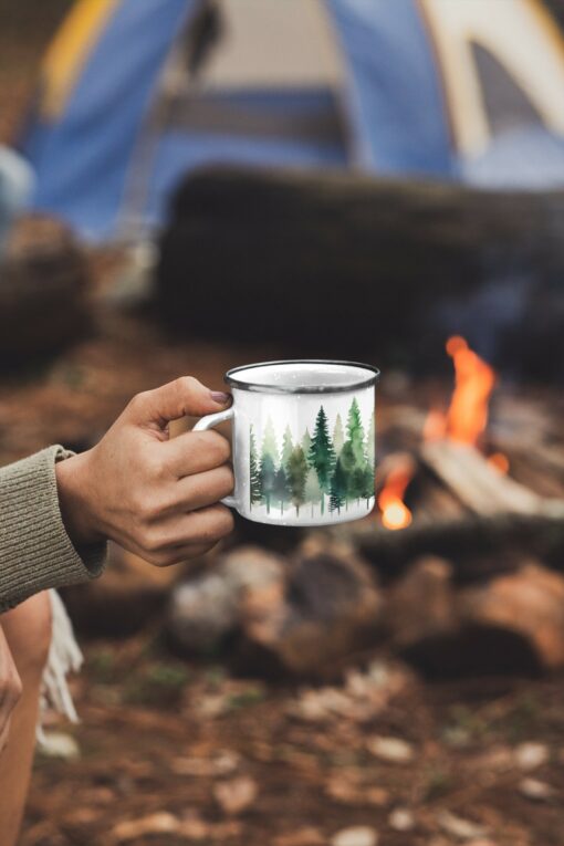 Unbreakable Enamel Camping Coffee Mug Your Indestructible Outdoor Companion - Image 3