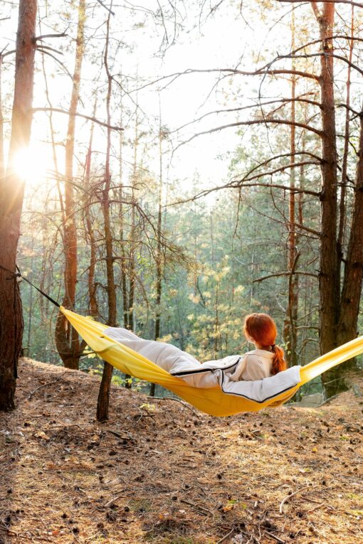 Organic Hemp Sleeping Bag Sustainable Comfort for Restful Nights - Image 2