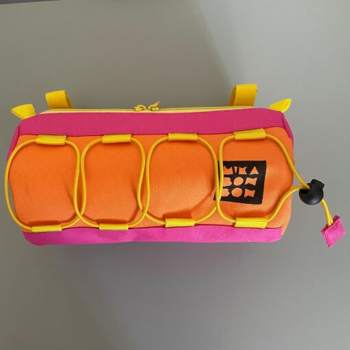 Vivid Hues on the Go Round Bike Handlebar Bag for Cyclists and Adventure Seekers - Image 5
