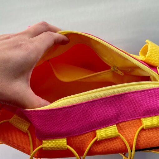 Vivid Hues on the Go Round Bike Handlebar Bag for Cyclists and Adventure Seekers - Image 6