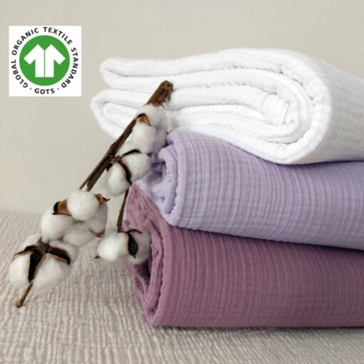 Organic Beige Gauze Throw Breathable, All-Season Comfort for Every Bed Size - Image 5