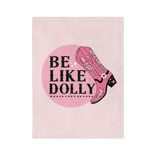 Cozy Up with Dolly The Ultimate Minky Blanket for True Fans - Image 3
