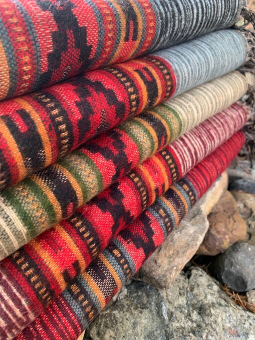 Himalayan Yak Wool Blanket Shawl Handcrafted Tribal Art from Kathmandu Valley, Preserving Cultural Heritage - Image 3