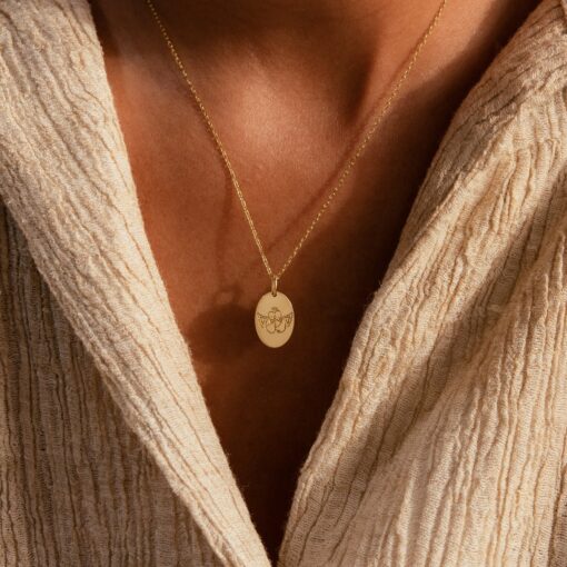 Cherished Memories Personalized Child Portrait Necklace for Mothers - Image 3