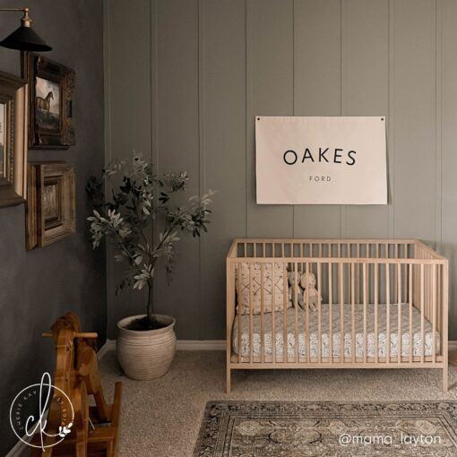 Personalized Canvas Name Flag Boho Nursery Decor for Your Little One's Special Space - Image 2