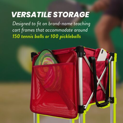 Ball Tote The Ultimate Replacement Bag for Tennis and Pickleball Pro Teaching Carts and Ball Hoppers - Image 6