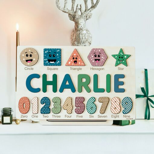 Personalized Wooden Busy Board Puzzle A Sensory Adventure for Curious Little Minds - Image 5