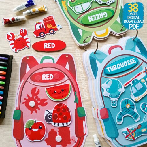 Interactive Color Exploration Toddler's Guide to Sorting, Matching, and Learning - Image 2