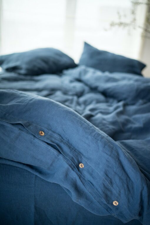 Luxurious Stonewashed Linen Duvet Cover Elevate Your Sleep with Natural Comfort - Image 3