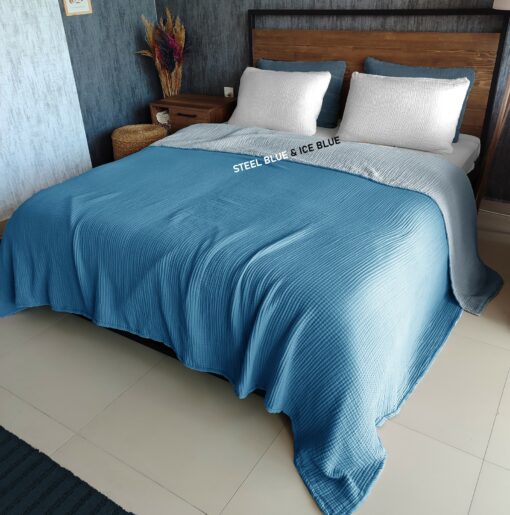 Ultra-Soft, Custom-Sized Muslin Blanket Pure Cotton Comfort for All Ages - Image 4