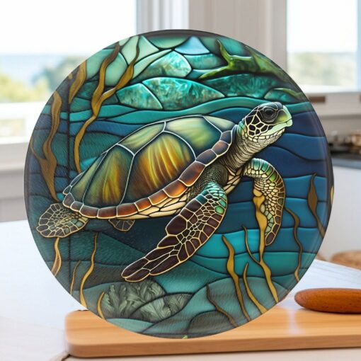 Captivating Turtle Cutting Board A Culinary Canvas for Charcuterie and More - Image 3