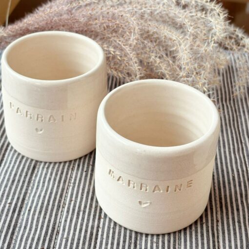 Enchanting Ceramic "GODMOTHER" Mug A Magical Gift for Your Fairy Godmother - Image 2
