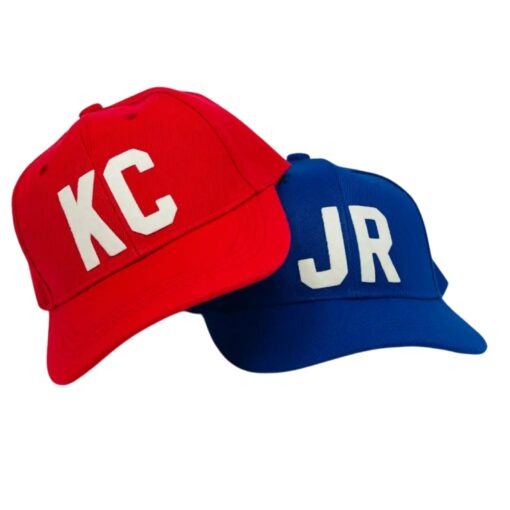 Personalized Toddler/Youth Baseball Cap Vintage Wool Initial Lettering - Image 4