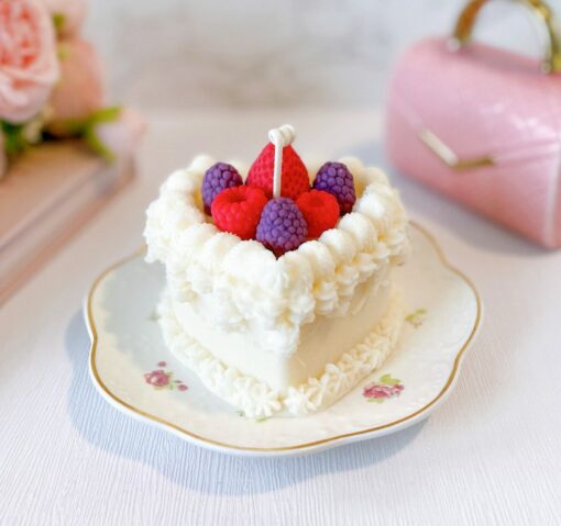 Sweeten Your Senses Berries Cake Candle, a Delightful Treat for the Soul - Image 4