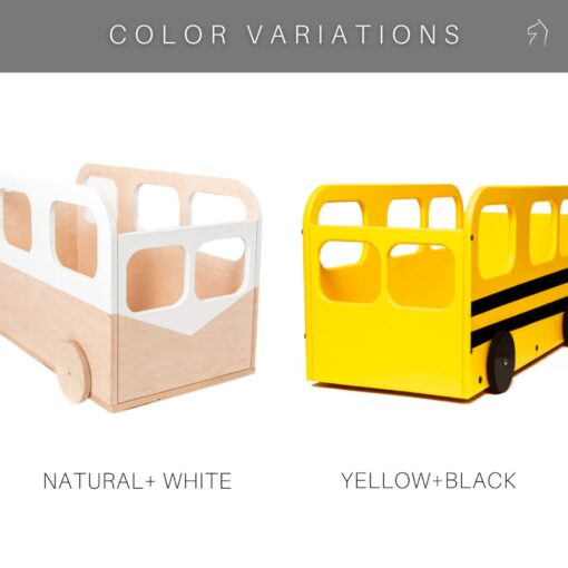Wooden Toy Box on Wheels The Ultimate Storage Solution for Kids' Rooms - Image 3