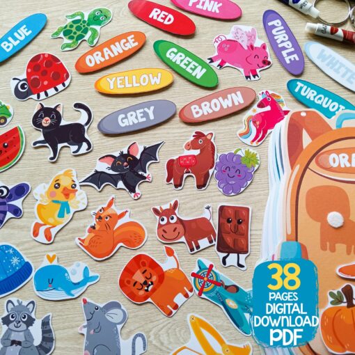 Interactive Color Exploration Toddler's Guide to Sorting, Matching, and Learning - Image 3