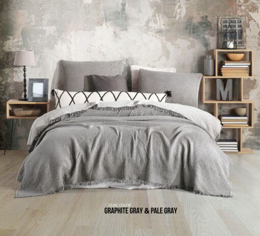 Organic Cotton Muslin Bedcover Soft, Breathable, and OEKO-TEX Certified - Image 2