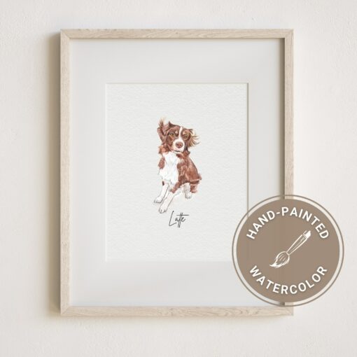 Personalized Miniature Watercolor Pet Portraits Capture Your Furry Friend's Charm - Image 2