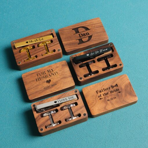 Personalized Father of the Bride Cufflinks A Timeless Keepsake for the Special Day - Image 5
