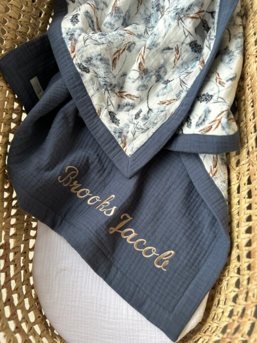 Personalized Muslin Swaddle Blanket A Cherished Keepsake for Mom and Baby - Image 3