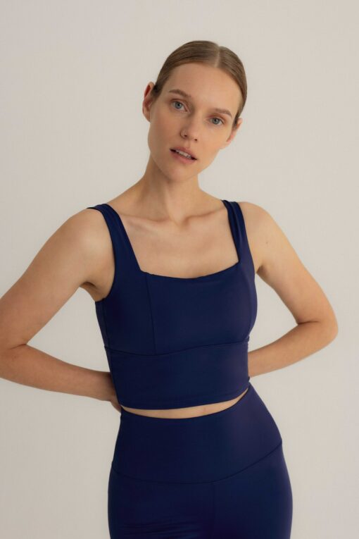 Sustainable Style Pink ECONYL? Crop Top for Yoga, Workouts, and Everyday Wear - Image 5
