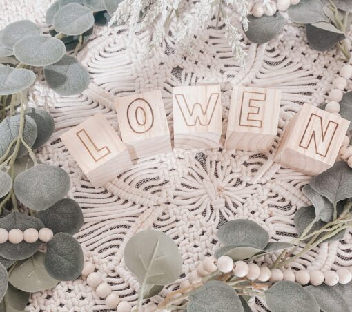 Personalized Wooden Name Blocks Capture Precious Moments and Create Lasting Memories - Image 2