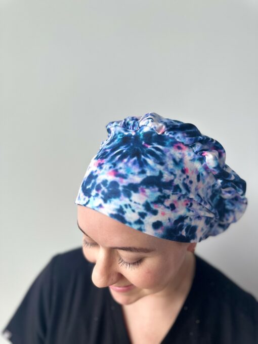 Hello Headband Scrub Hat Moody Tie Dye - The Ultimate Comfort for Healthcare Heroes - Image 4