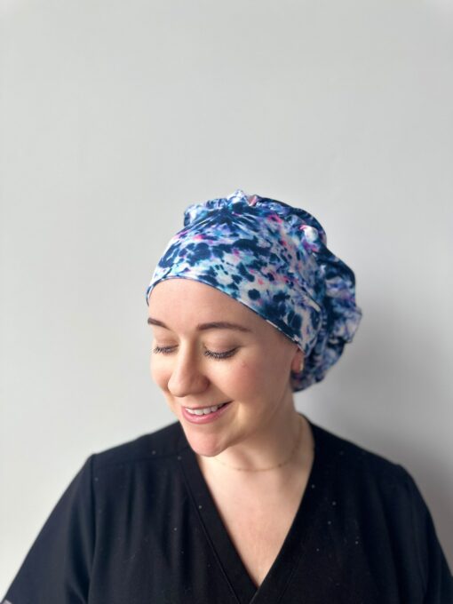 Hello Headband Scrub Hat Moody Tie Dye - The Ultimate Comfort for Healthcare Heroes - Image 6
