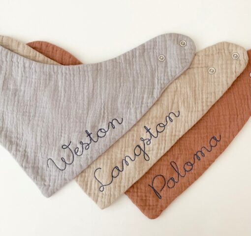 Personalized Embroidered Baby Bib A Cherished Keepsake for Your Little One - Image 3