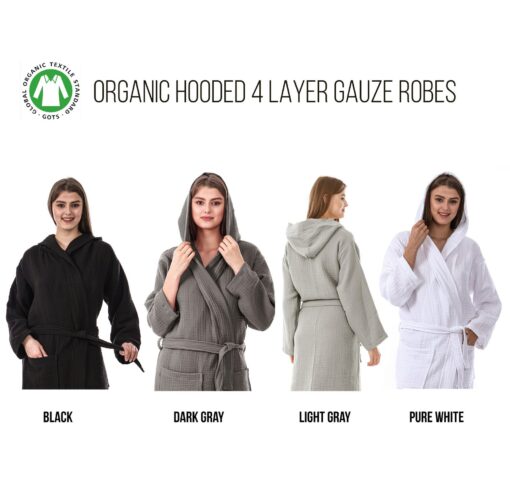 Organic Muslin Robe Cozy, Chic, and Sustainable Comfort - Image 5