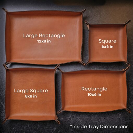 Personalized Leather Valet Tray A Timeless Graduation Keepsake for the Class of 2024 - Image 3