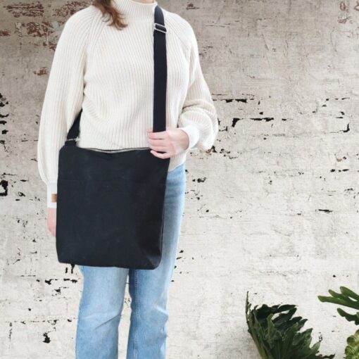 Spacious and Durable Crossbody Canvas Bag Your Perfect Companion for Everyday Adventures - Image 6