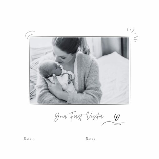 Cherished Moments Linen-Bound Baby Memory Book for Precious First Years - Image 5