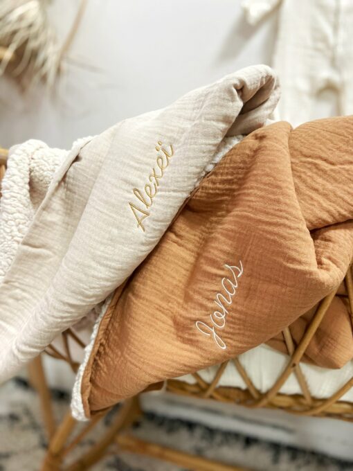 Ultra-Soft Cotton Gauze Baby Blanket The Perfect Birth Gift for Snuggly Comfort - Image 3