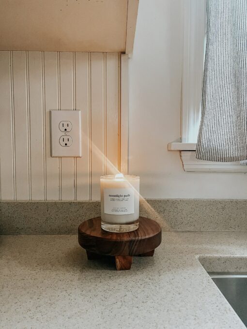 Western Collection Hand-Poured Soy Wax Candle in a Whiskey Glass - Image 4