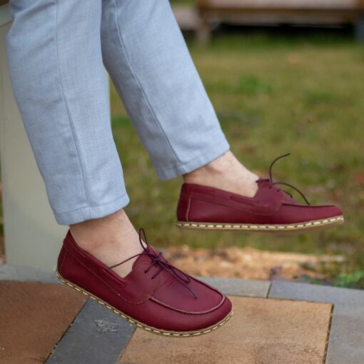 Handmade Barefoot Leather Shoes for Men Ground Yourself with Earthing Copper - Image 5